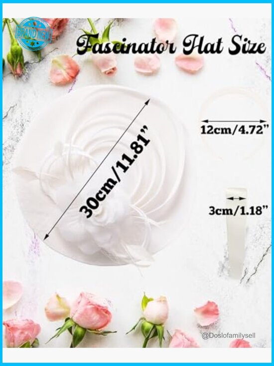 Derby Fascinator Hat Vintage 1920s Headwear Tea Party Cocktail Church main image 6